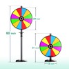 EBLIKI 24" Prize Wheel - Dual Use Tabletop or Height