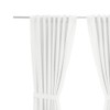 IKEA Ritva 401.119.92 White Curtain Set, 2 Panels with Tie-Backs