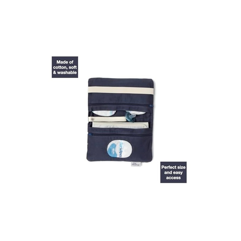 Tiny Blessings Nappy Bag with Changing Mat for Travel, Extra