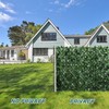 ECOOPTS 4'x12' Artificial Ivy Leaf Fence Screen with Mesh Back,