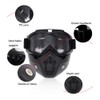 Tactical Airsoft Helmet and Full Face Mask with Removable Goggles
