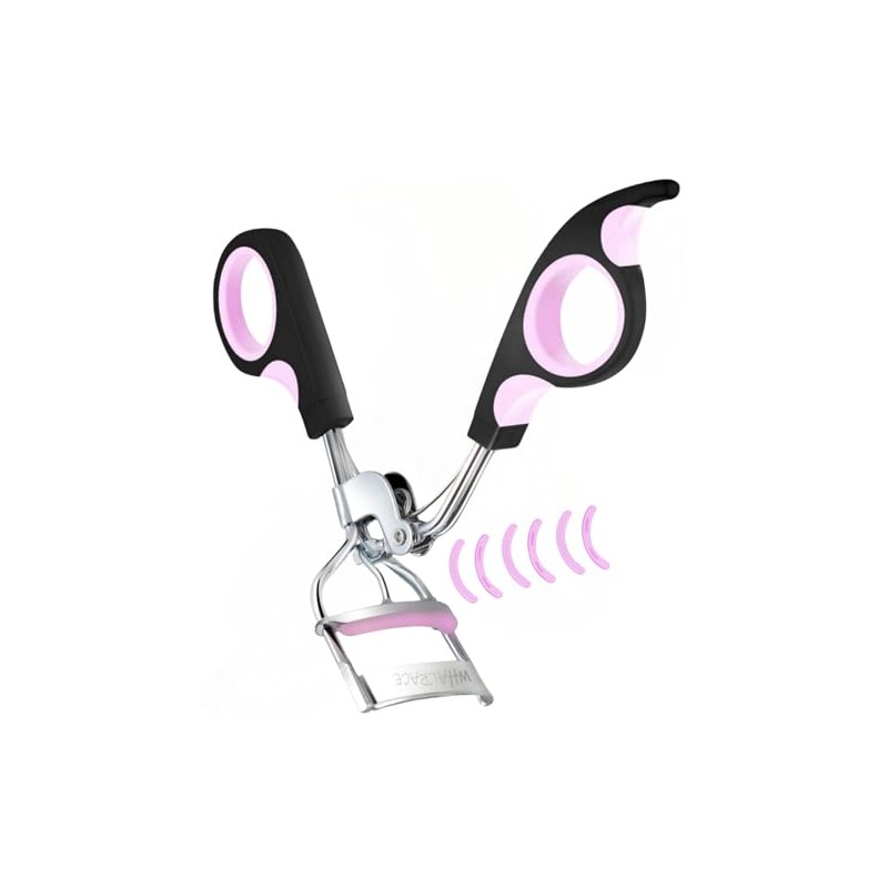 Eye Lash Curler with 6 Extra Replacement Pads, Whalrace Perfect