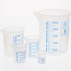 Kosmetex Measuring Cups, 10 ml to 1 Litre, Naturally Transparent