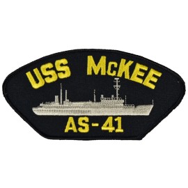 EC USS MCKEE AS-41 PATCH - Multi-colored - Veteran Owned Business