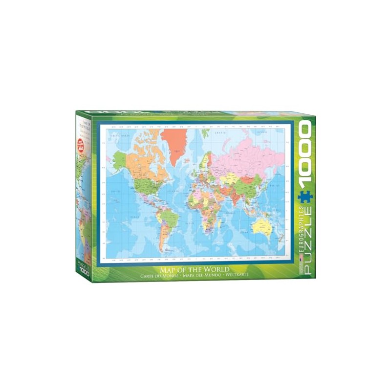 EuroGraphics Modern Map of The World Puzzle (1000-Piece)