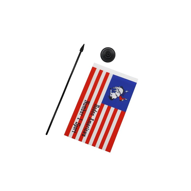 AZ FLAG - USA Rodeo Table Flag 8.5 x 5.5