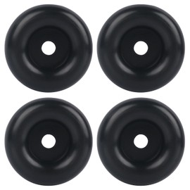 Trailer Ramp Door Bumpers Replacement Round Rubber Bump Stops for Cargo Trailer Ramp Doors and Truck Doors RV Doors - 4pcs