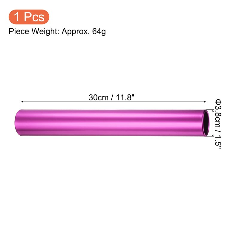 PATIKIL Relay Track Baton, Aluminum Alloy Tube Field Running Race