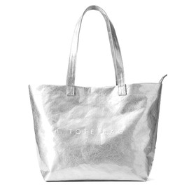 KALIDI PVC Zipper Tote Bag, Kraft Paper Beach Bag Large Hobo Carry All Travel Shopping Handbag Plastic Shoulder Bag