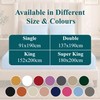 Moonlight Bedding King Size Fitted Sheets - 25cm Deep King
