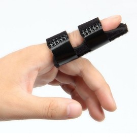 Boribyeol Finger Splint Protector with Aluminum Support Brace for Joint Fractures SN. Finger Splint Wide Type 4ea