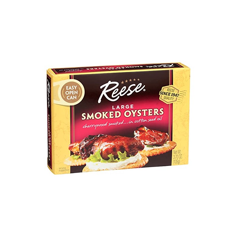Reese Large Smoked Oysters - 3.7 oz