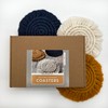 Bergin & Bath Macramé Kit Coasters. Learn to Make Three
