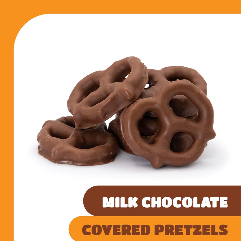 Milk Chocolate Covered Pretzels - 5 Pound Bulk Pack