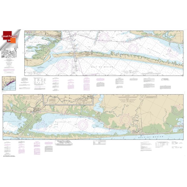 Paradise Cay Publications NOAA Chart 11319: Intracoastal Waterway Cedar Lakes
