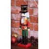 Clever Creations Soldier 14 Inch Traditional Wooden Nutcracker, Festive Christmas