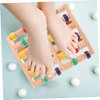 SAFIGLE 1Pc Foot Roller Massager Chic Wooden Acupoint Tool for