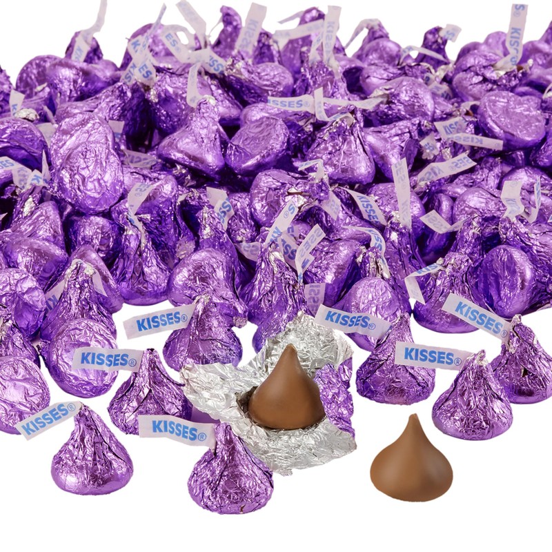 HERSHEY'S KISSES Milk Chocolate Candy Bulk Bag, 60 oz