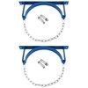 QWORK Steel Wall-Mounted Bracket for Cylinder, 2 Pack Gas Cylinder