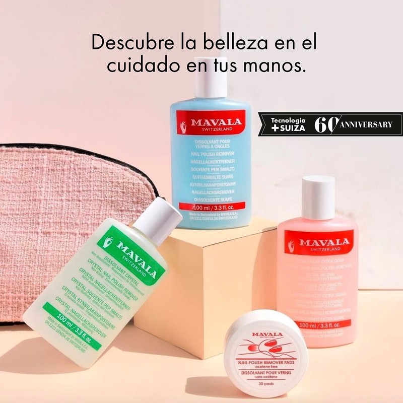 Mavala Crystal Nail Polish Remover Acetone Free 100 ml