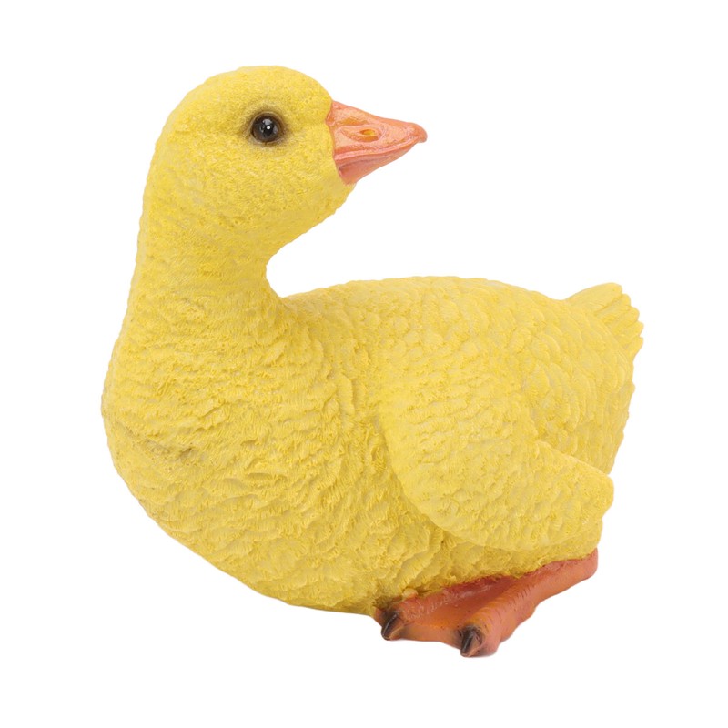 Duck Ornament Resin Weather Resistant Cute Vivid Expression Duck Statues