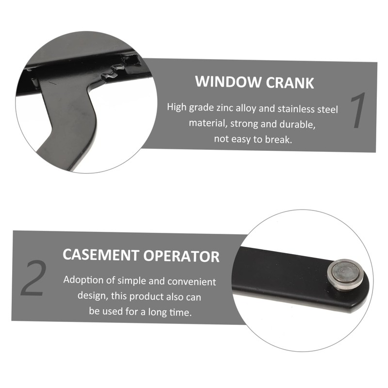 Operitacx Casement Window Crank Handle Replacement Handles Labor-Saving Design Elegant