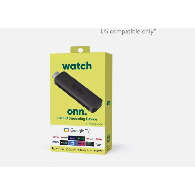 Unbranded onn. Google TV Full HD Streaming Device