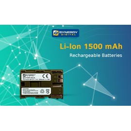 Synergy Digital Digital Camera Battery, Compatible with Radioshack 23-607 Digital Camera Battery (li-ion, 7.4V, 1500 mAh)