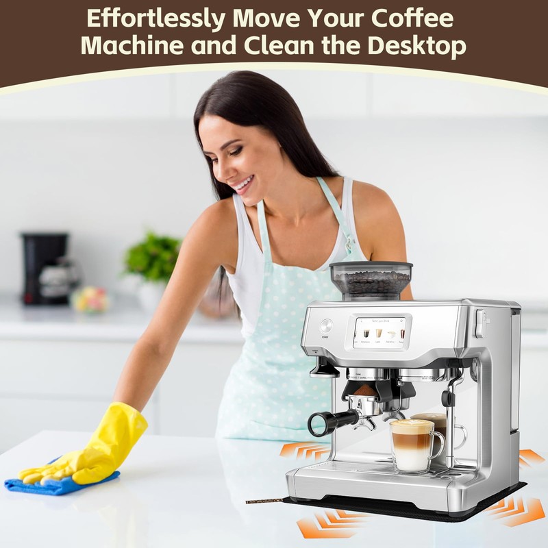 Sliding Mat for Breville Espresso Machine 880, Smooth Glide with