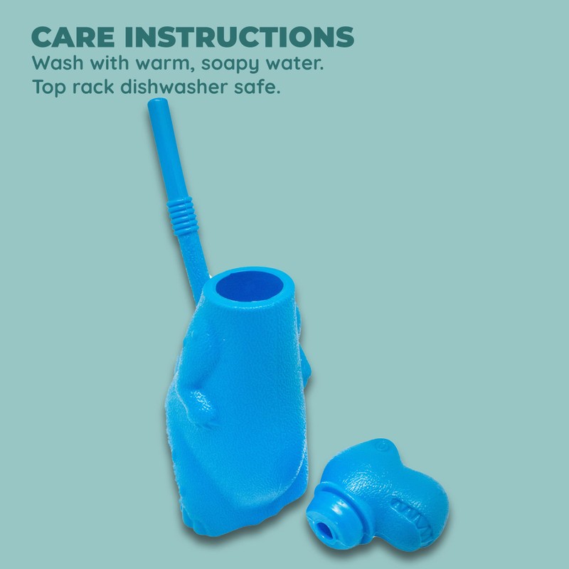 Brite Concepts Dinosaur Shaped Sippy Cup, Bottle for Kids: Holds