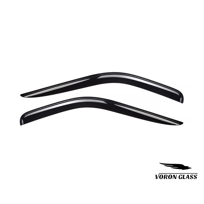 Voron Glass Tape-on Extra Durable Rain Guards for Ford Transit