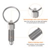 sourcing map 2Pcs Spring Plunger with Pull Ring M6x1 Thread