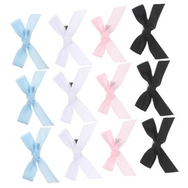 TOVINANNA 40pcs Cute Mini Bowknot Ribbon Hair Clips for Teens and Women Alligator Barrettes Fashionable Hair Accessories for Spring and Summer Styles