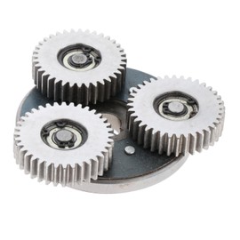 Fancyes Accessories 36T Planetary Gear with Clutch Kit Thickness Thickness:12mm Gear Diameter: 47.5mm Set for Electric Motor, Steel Gear