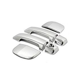 TX Racing 2 Doors Chrome Door Handle Cover for 07-15 Toyota Tundra