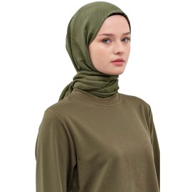 Tuğba Hijab Scarf for Women, Wave Pattern Elegant Modest Fashion, Premium Soft, Versatile Headscarf Shawl for Women, Luxury, Floss & Viscose Blend, 78"x28" Rectangular Hijab