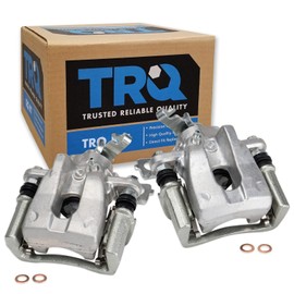 TRQ Rear Brake Caliper Set Compatible with 2009-2010 Pontiac Vibe 2009-2019 Toyota Corolla 2009-2013 Matrix