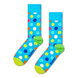 Happy Socks Exclusive Crew Socks Set, for Men and Women, made with Sustainable Cotton - Blue and Green - size 10-13 - 4-Pack