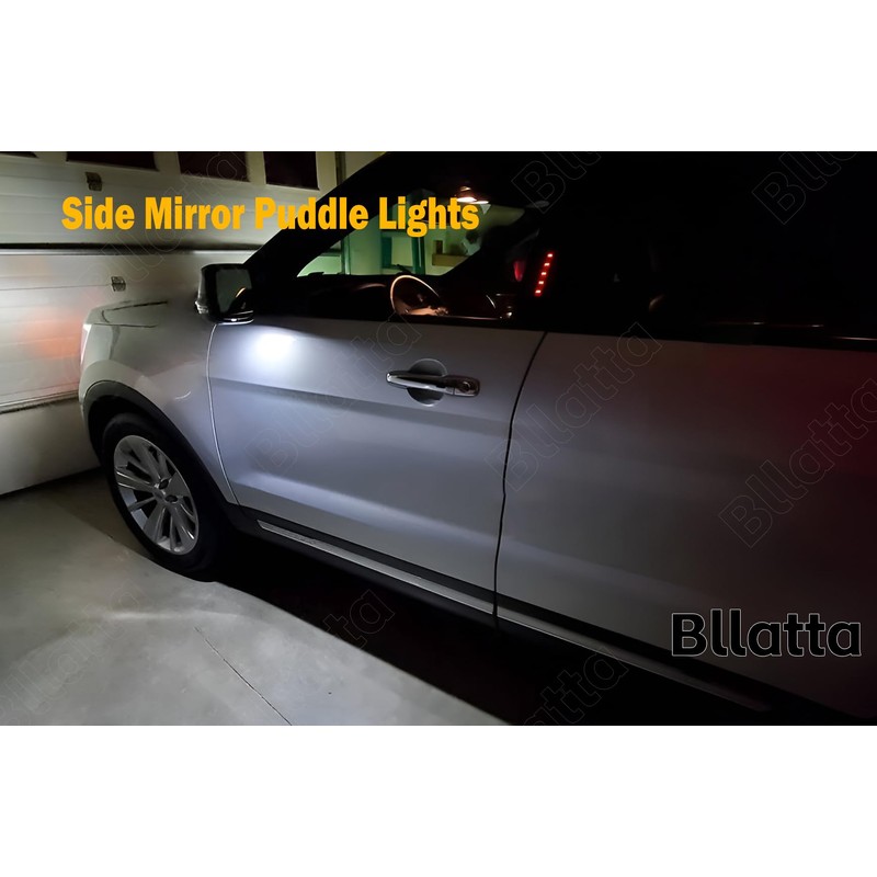 Bllatta 11pcs Super bright White 6000K LED Interior Light Kit