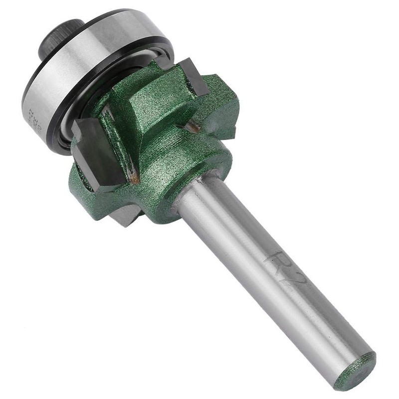 Edge Trimmer Bit, R1/R2/R3 Woodworking Milling Cutter 4 Teeth Trimming