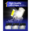 AUTOONE 9003/H4/HB2 Bulbs LED Super Bright, 6000K White H4 Fog