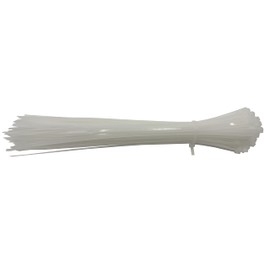 Aventurine White Cable Ties, 300mm x 3.6mm, Pack of 100, 12" Premium Nylon Zip Ties, Heavy Duty, Multi-Purpose Plastic Tie Wraps, Secure Self-Locking Mechanism, for Home, Garden, Office and DIY