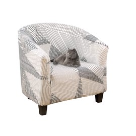 Lydevo Armchair Covers, Club Chair, Stretch Armchair Cover, Tub Chair Cover, Couch Cover, Elastic Non-Slip Club Armchair Throws, Cover for Lounge Chair, Interwoven