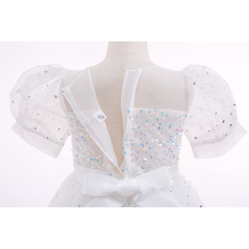 Glamulice Princess Sparkle Tulle Dress Flower Girl Formal Dresses Lace