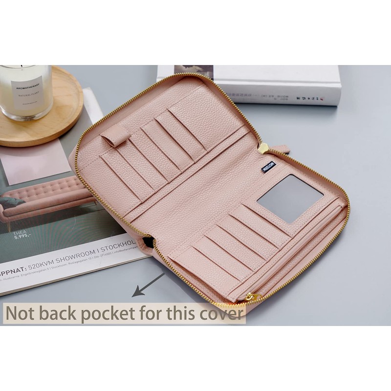 Moterm Zip Leather Cover for Weeks - Fits Hobonichi Weeks