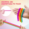 AWAVM Pack of 12 Sensory Stretchy Cord, 24 cm Colourful