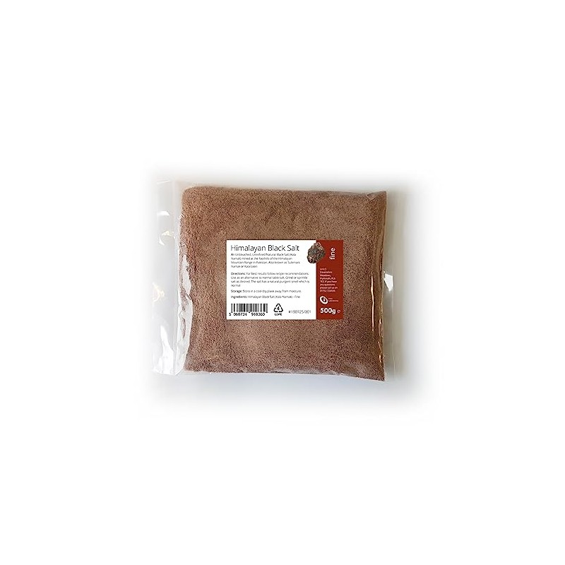 Intralabs - Black Himalayan Salt 500g - Pure & Naturally
