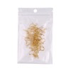14K Gold Earring Hooks 50 PCS - Earring Hooks for