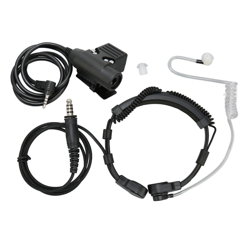 U94 PTT and Throat Control Headset Noise Reduction Walkie Talkie