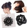3 Piezas moño redecillas para el cabello Redecilla elástica de